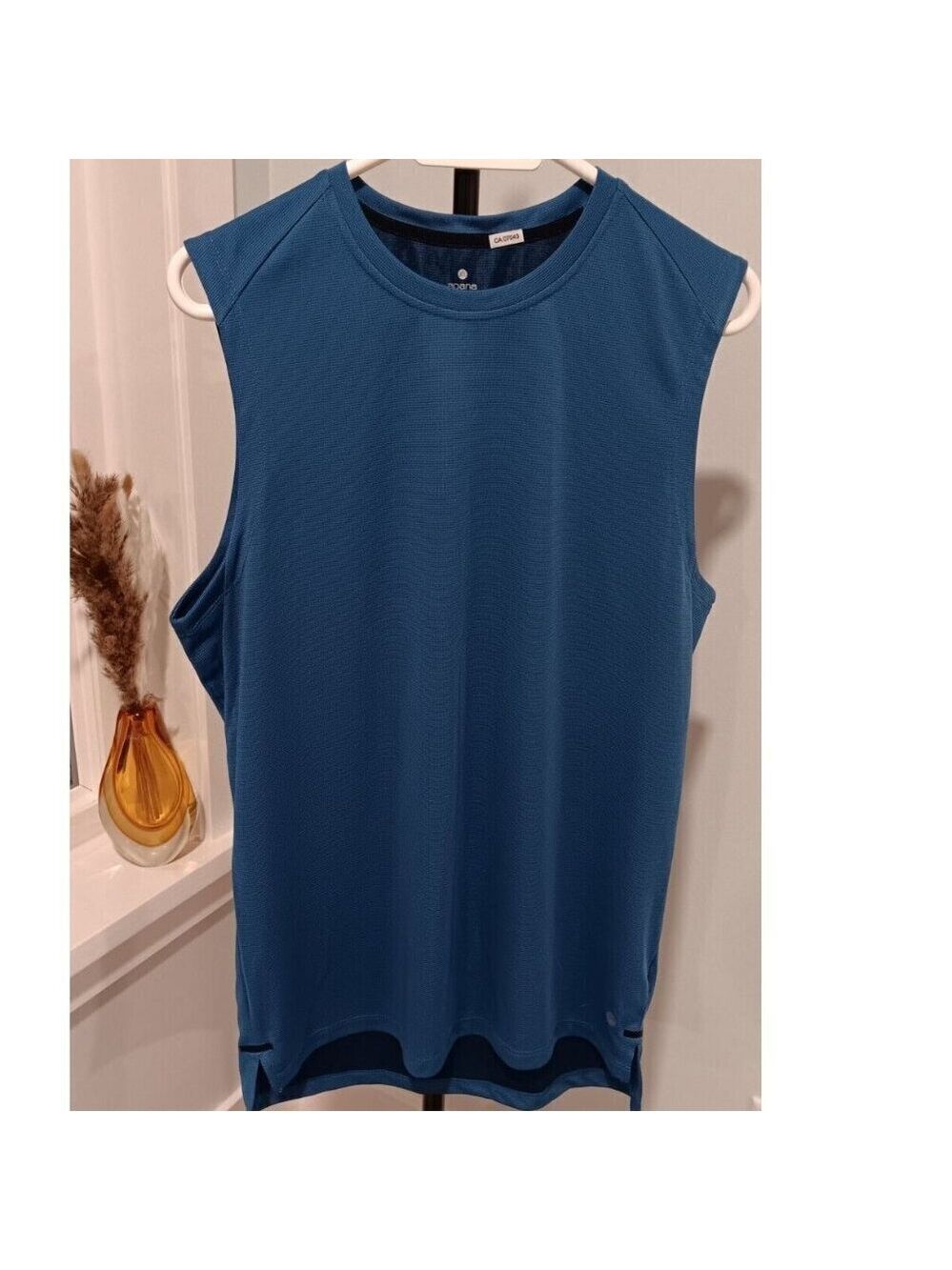 Like New: Large Apana Men's Sleeveless Shirt Blue